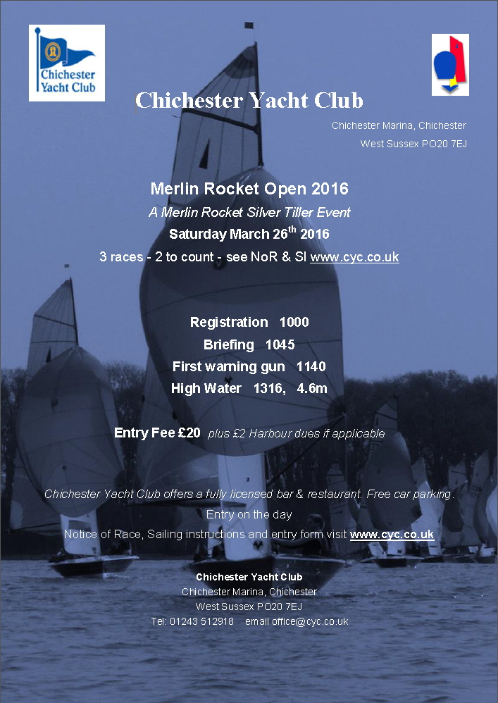 Merlin Rocket Open Meeting poster