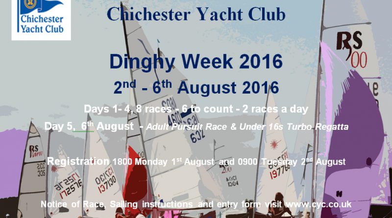 Dinghy Week Webposter